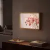 Orchidee - Bloemen - Roze - Bloemblaadjes Light Box met batterij (Wandlamp) middel -sfeer1