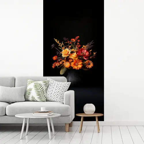 Herfst - Boeket - Oranje fotobehang vinyl groot -woonkamer