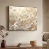 Wilde - Bloemen - Wit Textielframe zwart klein -sfeer3
