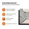 Gouden Rivieren op Marmeren Kusten Inductie beschermer vinyl 3mm klein -zzzzzzz-td-ups