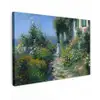 Kat - Vrouw - Bloemen - Huis canvas 2cm klein -z3d