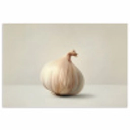 Knoflook - Natuurlijk - Beige poster papier klein -3d