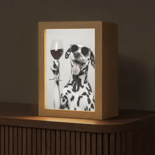 Zonnebril - Dalmatiër - Wijnglas - Tong Light Box met kabel (Tafellamp) klein -z3d_website