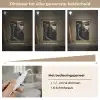 Vrouw - Goud - Portret - Modern - Zwart - Abstract Light Box met kabel (Tafellamp) klein -USP_dimbaarNL