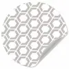 Grafisch - Patroon - Modern - Hexagon Wandcirkel behangsticker klein 186 -3d