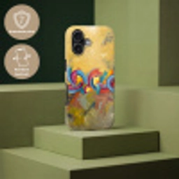 Abstract - Cirkels - Schilderij - Kleurrijk - Dynamisch Toughcase MagSafe Apple iPhone 17 klein -USP_PrintM_NL