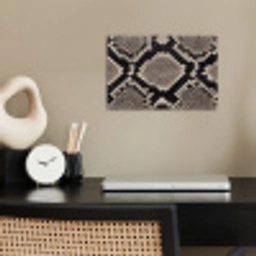 Slangenleer - Patroon - Beige poster papier klein -sfeer1