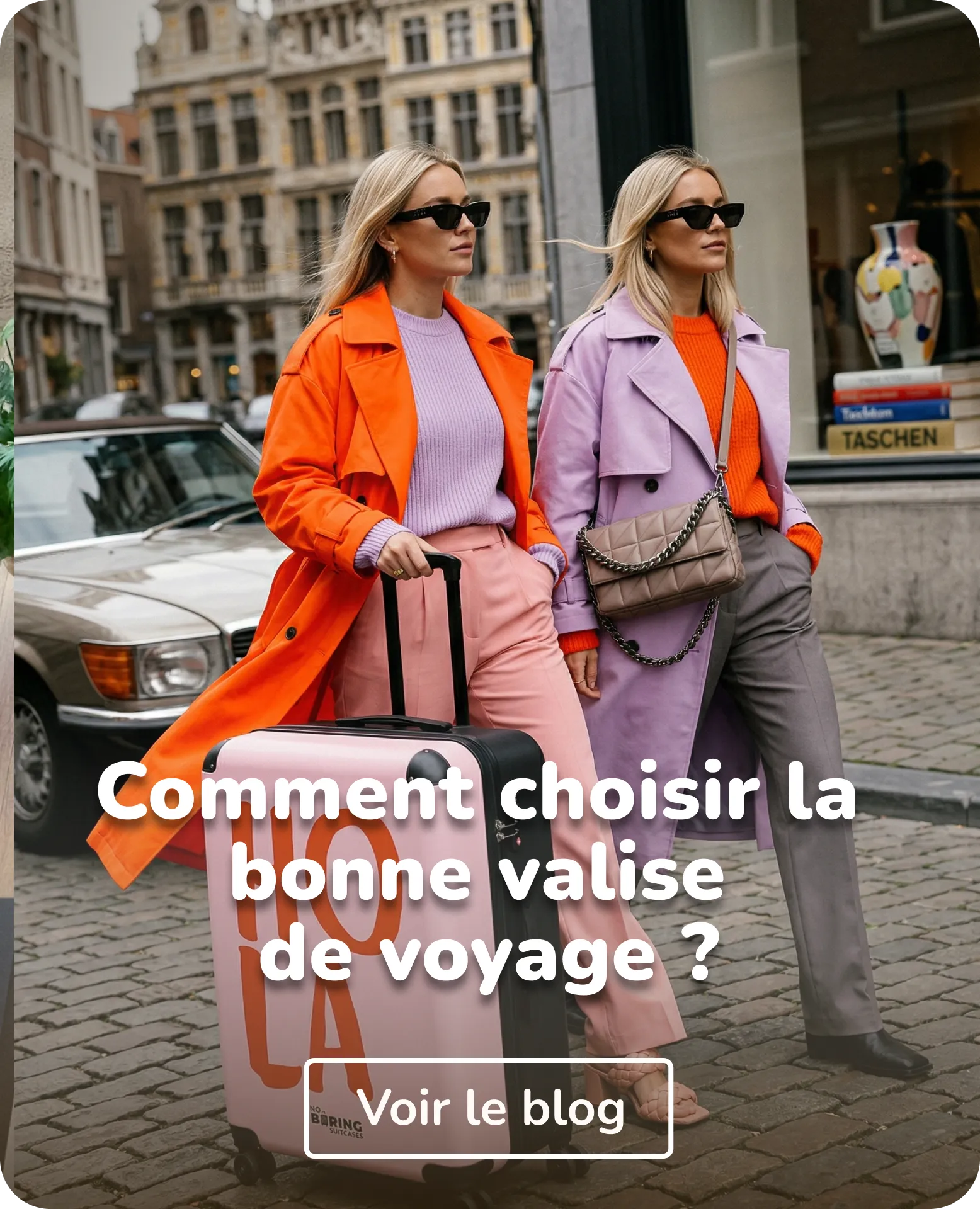 deux femmes avec valise