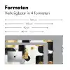 Goud - Rechthoeken - Cirkels - Abstract Muismat XXL klein -sfeer5