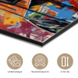 Televisie - Graffiti - Mens - Kleuren aluminium wit klein -closeup_NL