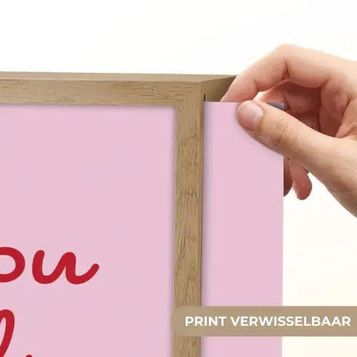 Tekst - Roze - Love - Hart Light Box met batterij (Wandlamp) middel -USP_websiteprintNL