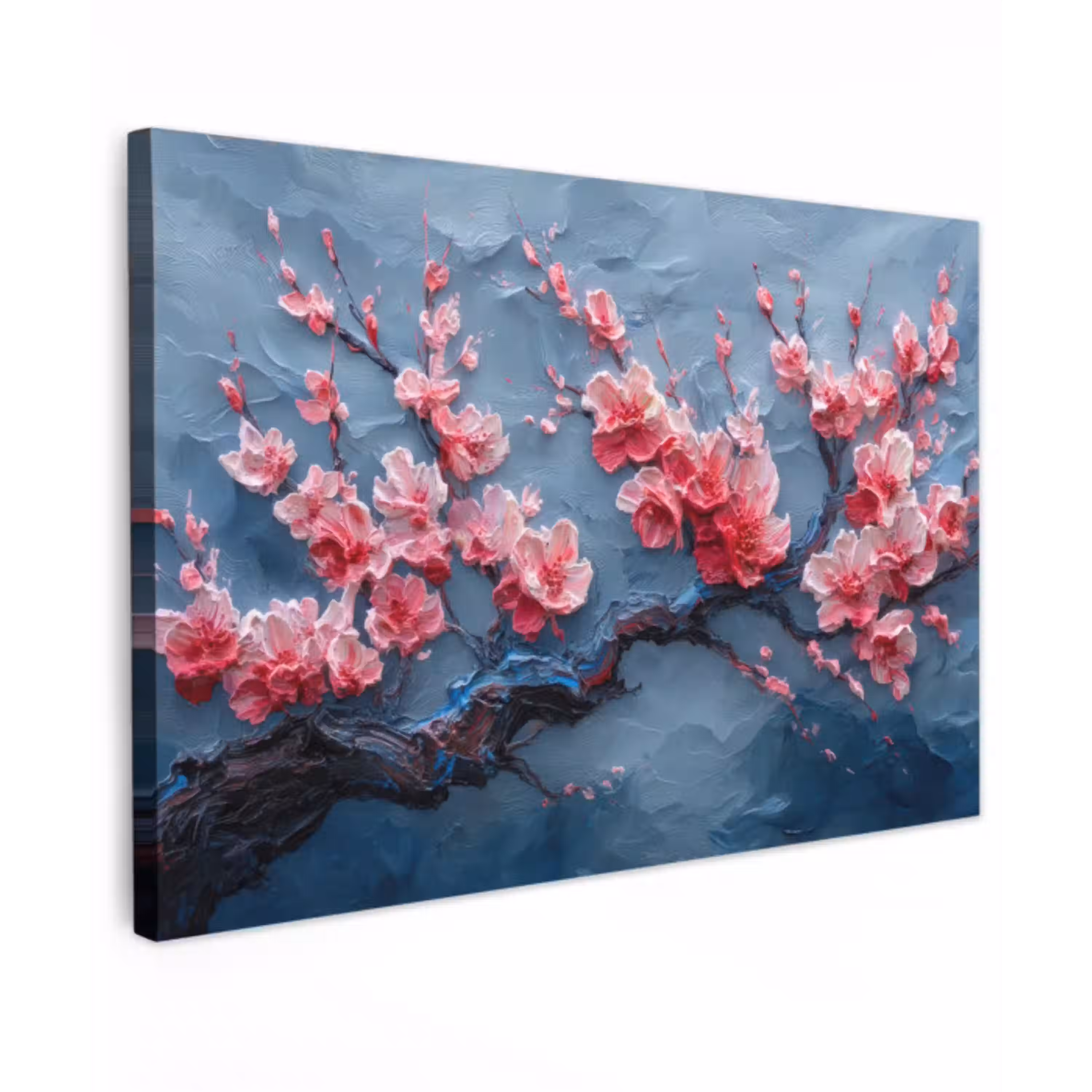 Bloesem - Bloem - Roze - Tak canvas 2cm klein -z3d