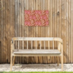 Sfeer - Bloemen - Roze Tuinposter op houten frame 2 cm dik klein 845 -sfeer4