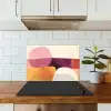 Vormen - Abstract - Kleurrijk keuken achterwand spatscherm klein -sfeer2
