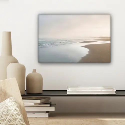 Kustlijn - Strand - Oceaan canvas 2cm klein -sfeer6