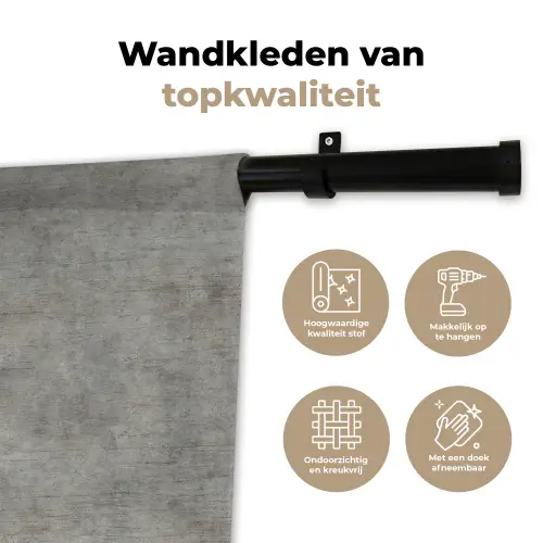 Beton - Muur - Patronen Wandkleed katoen klein 269 -sfeer2