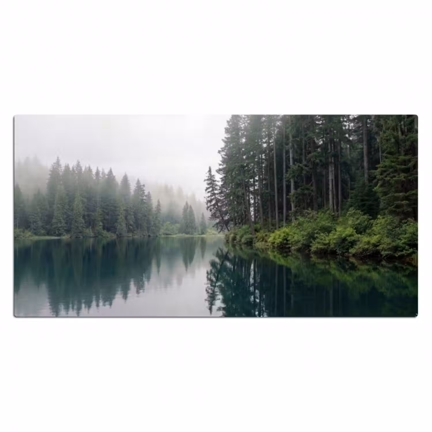 Schreibtischunterlage - Berge - See - Wald