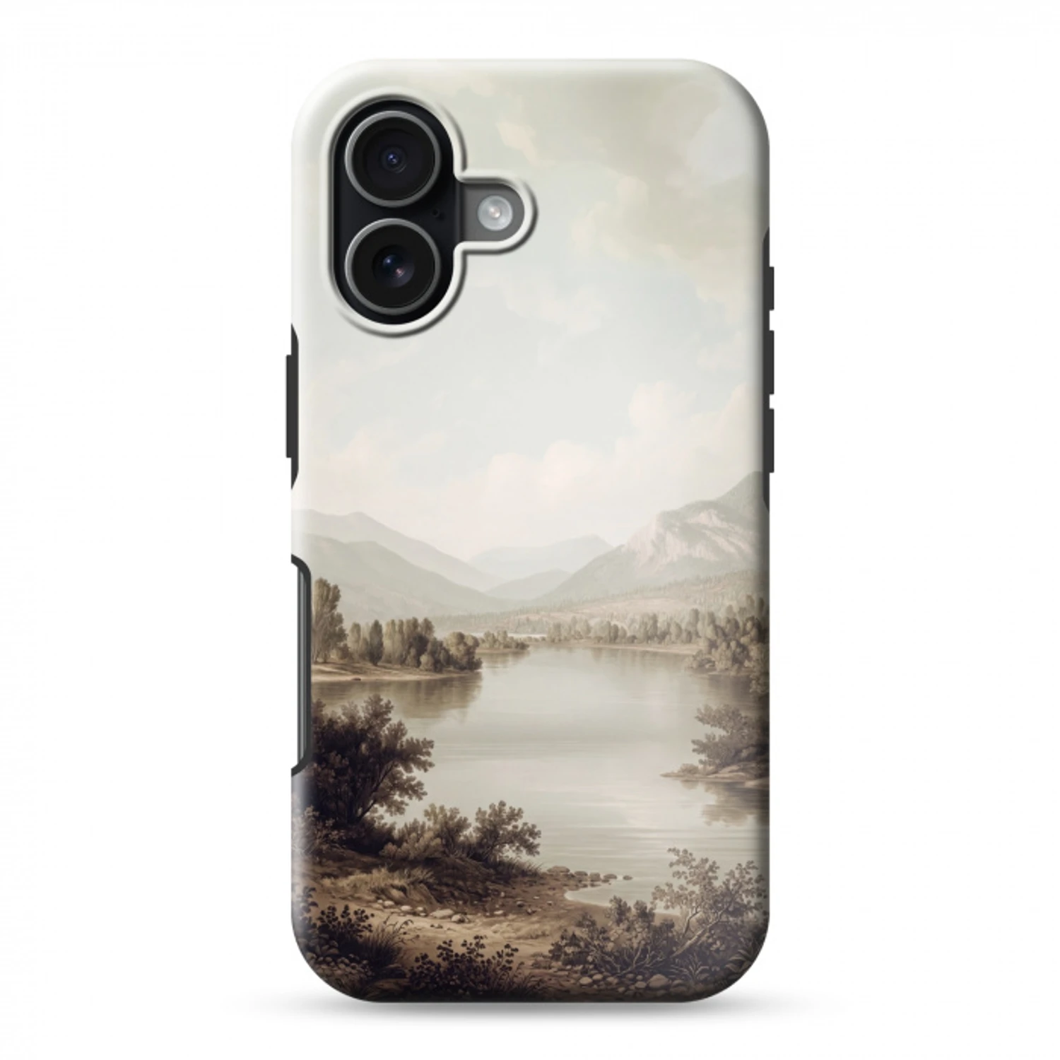Klassiek - Landschap - Sereen Toughcase MagSafe Apple iPhone 17 klein -3d