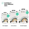 Ruwe regenboog aqua NBS - Handbagage koffer - Kinderen Unisex middel zzzzzzVergelijking_3EN