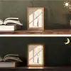 Vaas - Takken - Bessen - Minimalistisch Light Box met kabel (Tafellamp) klein -sfeer3