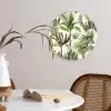 Jungle - Palmboom - Bananenplant - Kinderen - Natuur - Planten Wandcirkel kunststof plaat 5mm dik klein -sfeer4