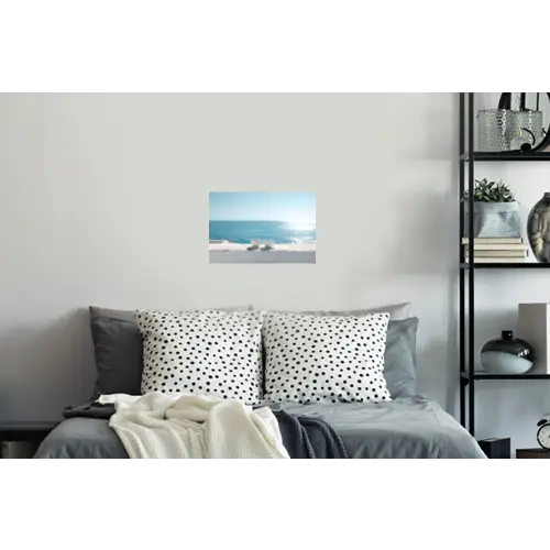 Zee - Koffiekopjes - Zomers Muursticker klein -slaapkamer