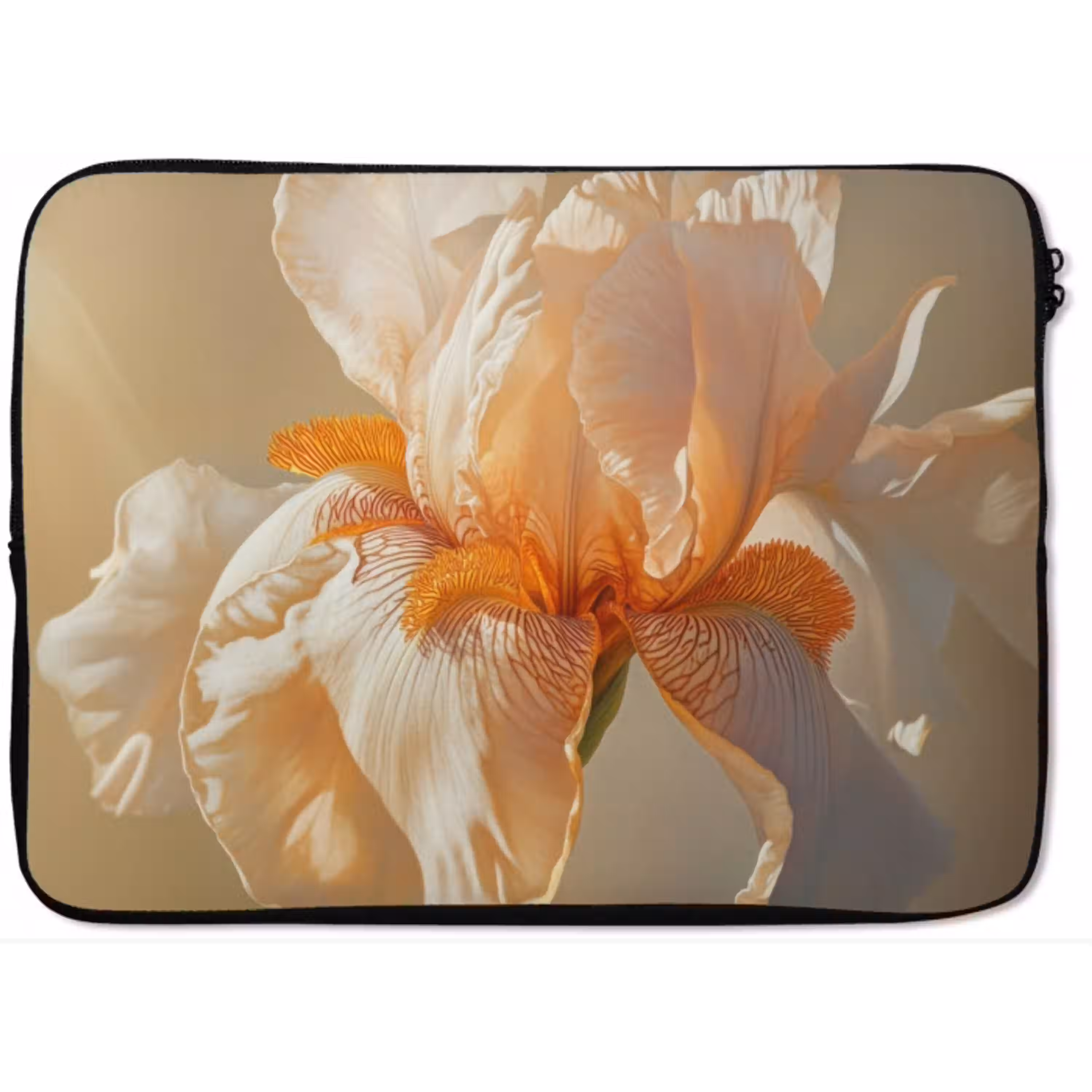 Close up - Oranje - Iris laptophoes neopreen klein -zkaufland3dotto