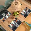 Stad - Mensen - Astronaut - Wit Placemat vinyl groot -zzsfeer5_Kitchenyeah-website