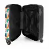 Divers gekleurde abstracte bladeren NBS - Handbagage koffer - Kinderen Unisex middel -binnenkant