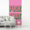 Tekst - Bold - Roze fotobehang vinyl groot -woonkamer