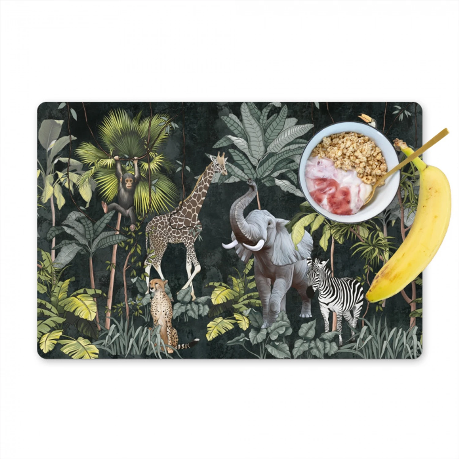 Nacht in de Wilde Natuur Placemat vinyl groot -zzzproduct_Kitchenyeah-website