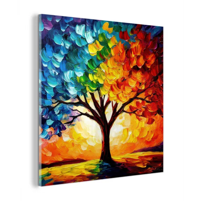 Boom - Kunst - Natuur - Zonsondergang plexiglas 5mm klein -z3d