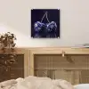 Porselein- Kersen - Delfts - Blauw plexiglas 5mm klein -sfeer4