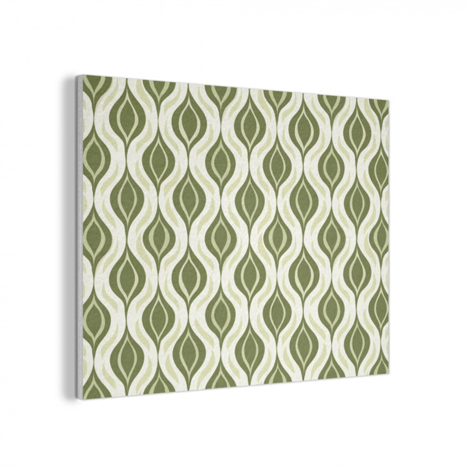Patroon - Retro - Groen PET vilt klein 837 -3d