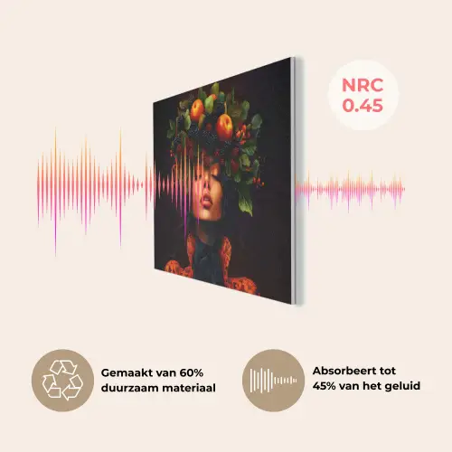 Vrouw - Zwart - Bessen - Bramen - Appels PET vilt klein -USP_NL