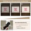 Tekst - Boodschap - Roze Light Box met batterij (Wandlamp) middel -USP_dimbaarNL