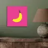 Banaan - Geel - Fruit aluminium wit klein -sfeer2