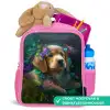 Polly Pup Kinderrugzak - Roze middel -inhoud_NL