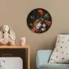 Stilleven met bloemen en een horloge - Schilderij van Abraham Mignon Wandcirkel kunststof plaat 5mm dik klein -tsfeer1_kind