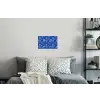 Bubbels - Patroon - Blauw Muursticker klein -slaapkamer