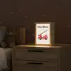 Brandweerwagen - Getekend - Rood Light Box met kabel (Kinderlampje) klein -sfeer1_kind