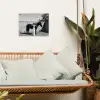 Vrouw - Paard - Artistiek tuinposter los doek klein -sfeer7