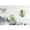 Bamboestengels - Sierlijk - Groen Wandcirkel aluminium klein -kinderkamer