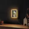 Doorkijk - Landschap - Bloemen - Tuinboog - Natuur Light Box met kabel (Wandlamp) klein -sfeer1