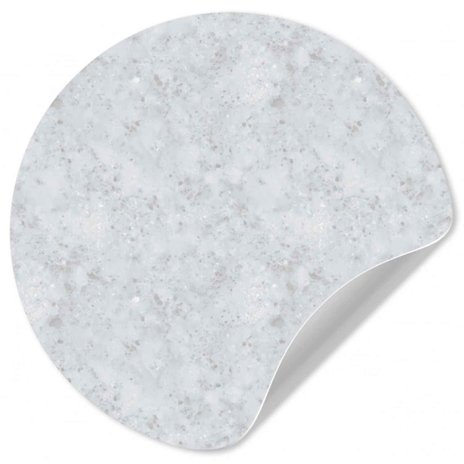 Grijs - Terrazzo-effect - Beton Wandcirkel behangsticker klein 186 -3d