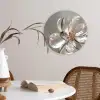 Bloem - Glazen - Doorzichtig Wandcirkel plexiglas klein -sfeer4