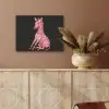 Zebra - Roze - Gestreept PET vilt klein -sfeer4