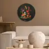 Schaal - Boeket - Bloemen Akoestische PET Vilt - Rond klein -sfeer1