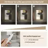Vormen - Penseelstreken - Abstract - Goud Light Box met kabel (Tafellamp) klein -USP_dimbaarNL