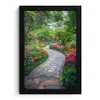 Park - Bloemen - Tuin fotolijst zwart zonder passe partout klein -3d